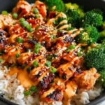 Delicious Sticky Chicken Rice Bowls 1