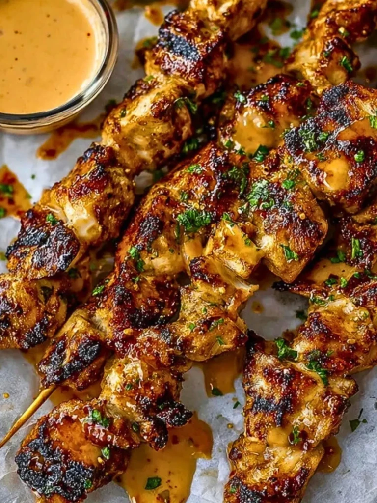 Easy & Flavorful Bang Bang Chicken Skewers (1)