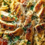 Easy Garlic Parmesan Chicken Pasta