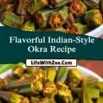 Flavorful Indian-Style Okra Recipe Pin 1