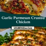 Garlic Parmesan Crusted Chicken Pin 1
