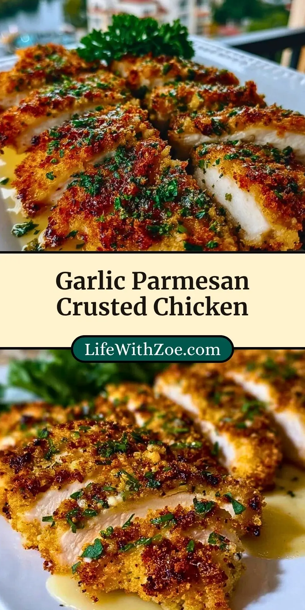 Garlic Parmesan Crusted Chicken Pin 2