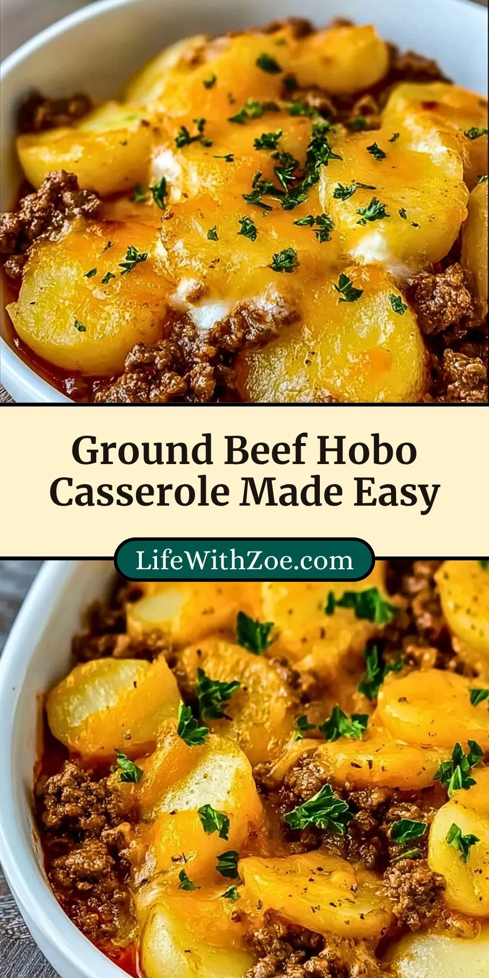 Ground Beef Hobo Casserole Made Easy Pin 2
