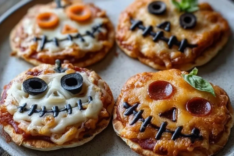 Halloween Mini Pizzas 1