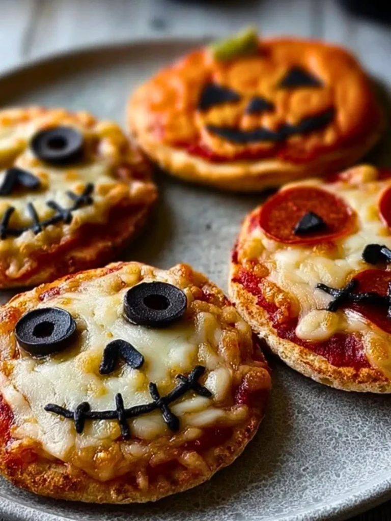 Halloween Mini Pizzas 2