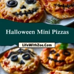 Halloween Mini Pizzas Pin 1
