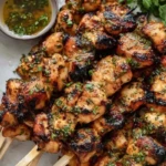 Honey Garlic Chicken Skewers 1