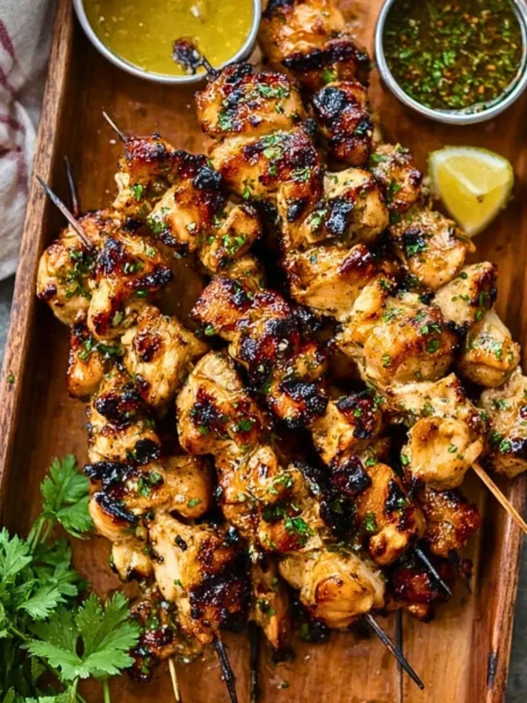 Honey Garlic Chicken Skewers 2