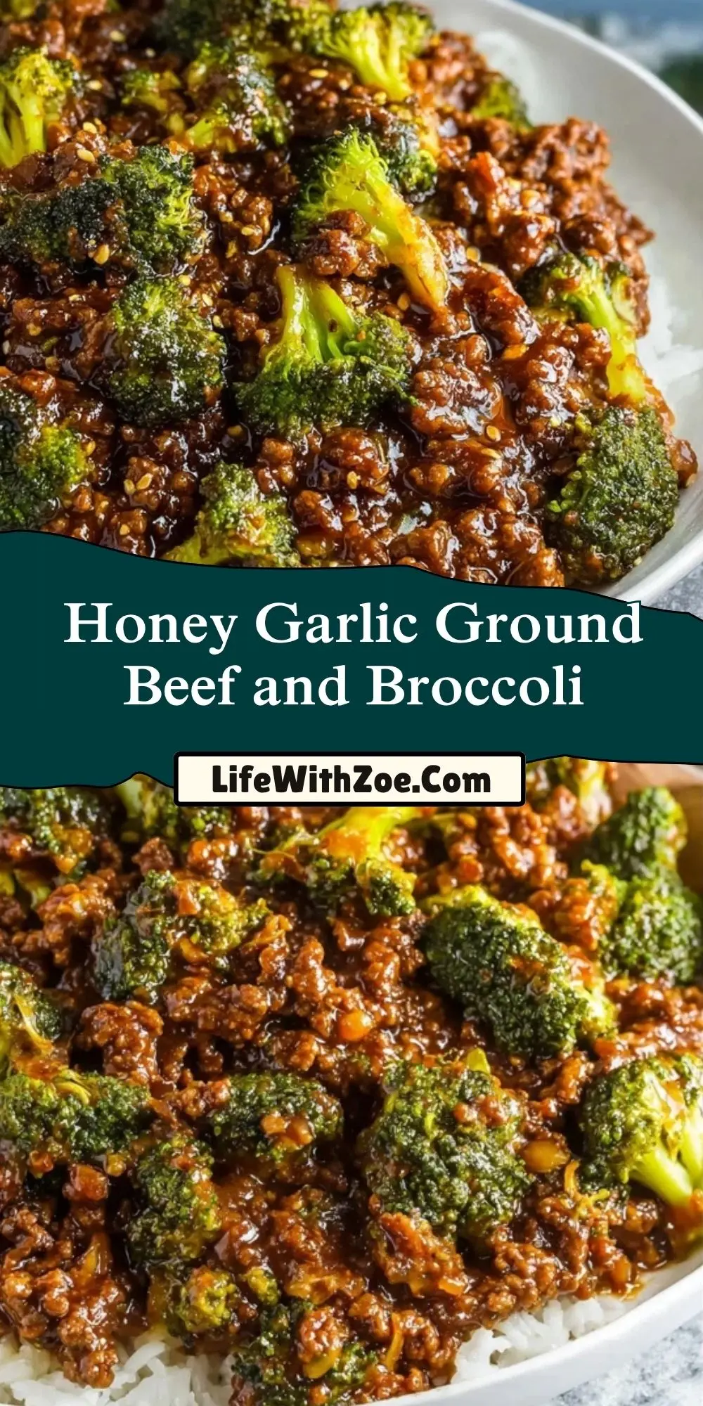 Honey Garlic Ground Beef and Broccoli (2)