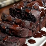 Hot Fudge Brownie Bread