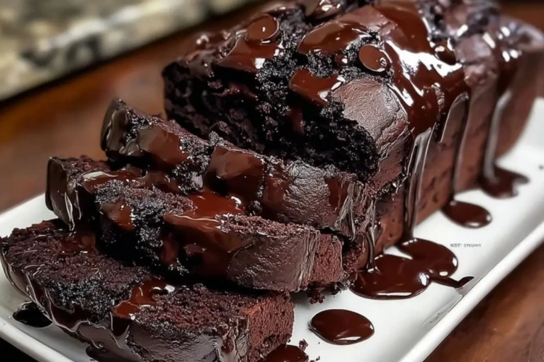 Hot Fudge Brownie Bread