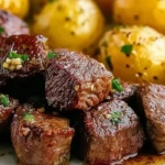 Irresistible Garlic Butter Steak Bites & Potatoes 1
