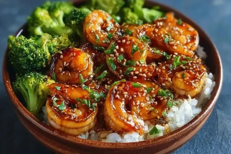 Irresistible Honey Garlic Shrimp Bowls 1