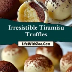 Irresistible Tiramisu Truffles Pin 1