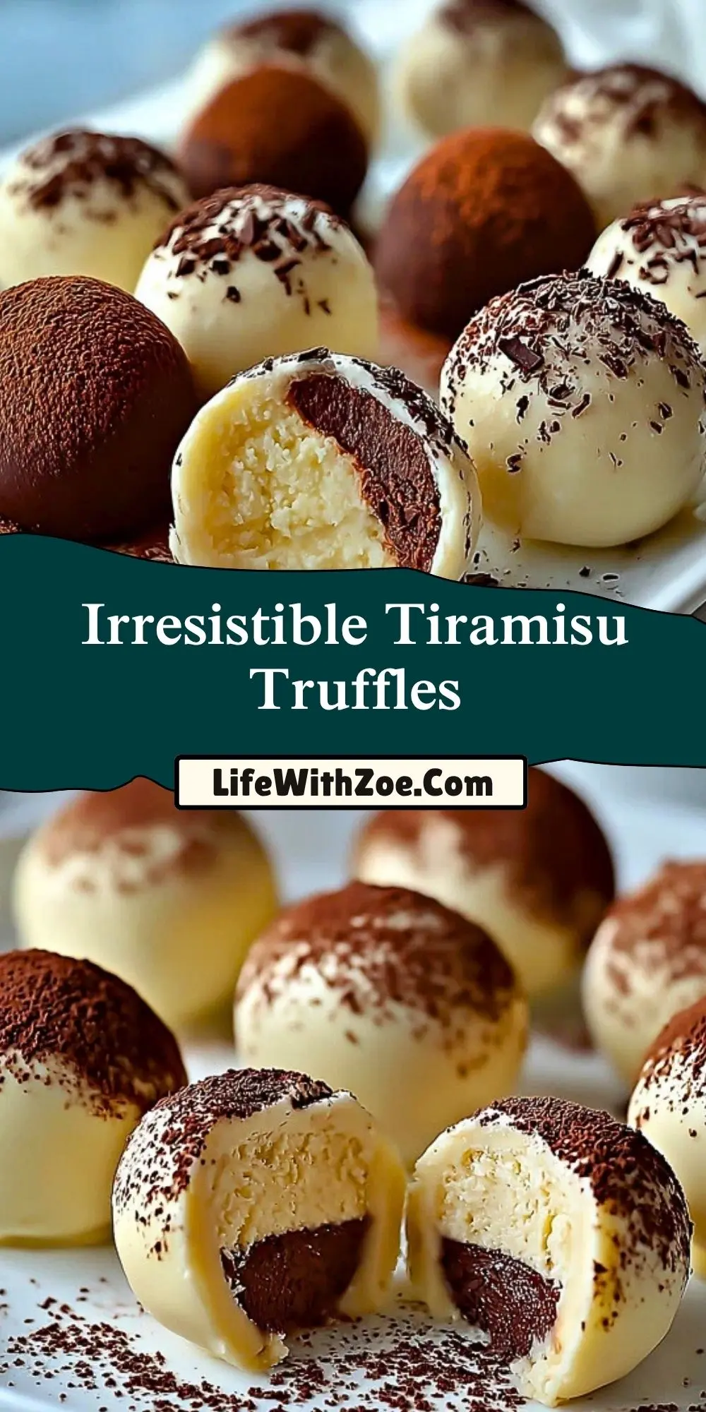 Irresistible Tiramisu Truffles Pin 1