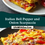 Italian Bell Pepper and Onion Scarpaccia Pin 1
