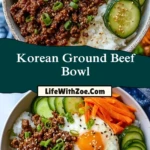 Korean Ground Beef Bowl Pin 1