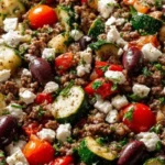 Mediterranean Ground Beef Stir-Fry 1