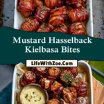 Mustard Hasselback Kielbasa Bites (2)