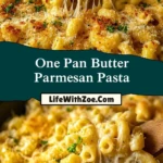 One Pan Butter Parmesan Pasta Pin 1