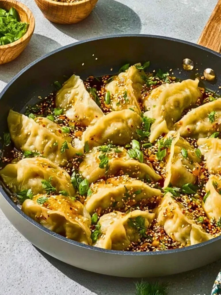 One Pan Dumpling Dinner 2
