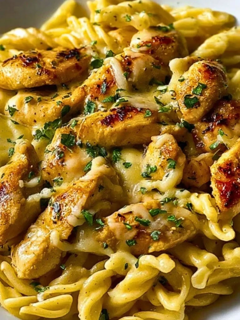 One Pan Garlic Parmesan Chicken Pasta Delight (1)