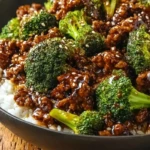 Quick & Easy Honey Garlic Ground Beef and Broccoli Stir-Fry 1