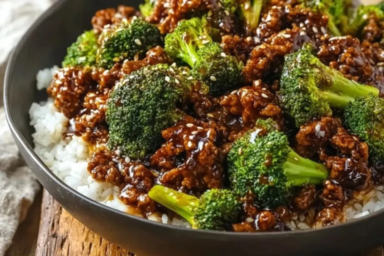 Quick & Easy Honey Garlic Ground Beef and Broccoli Stir-Fry 1