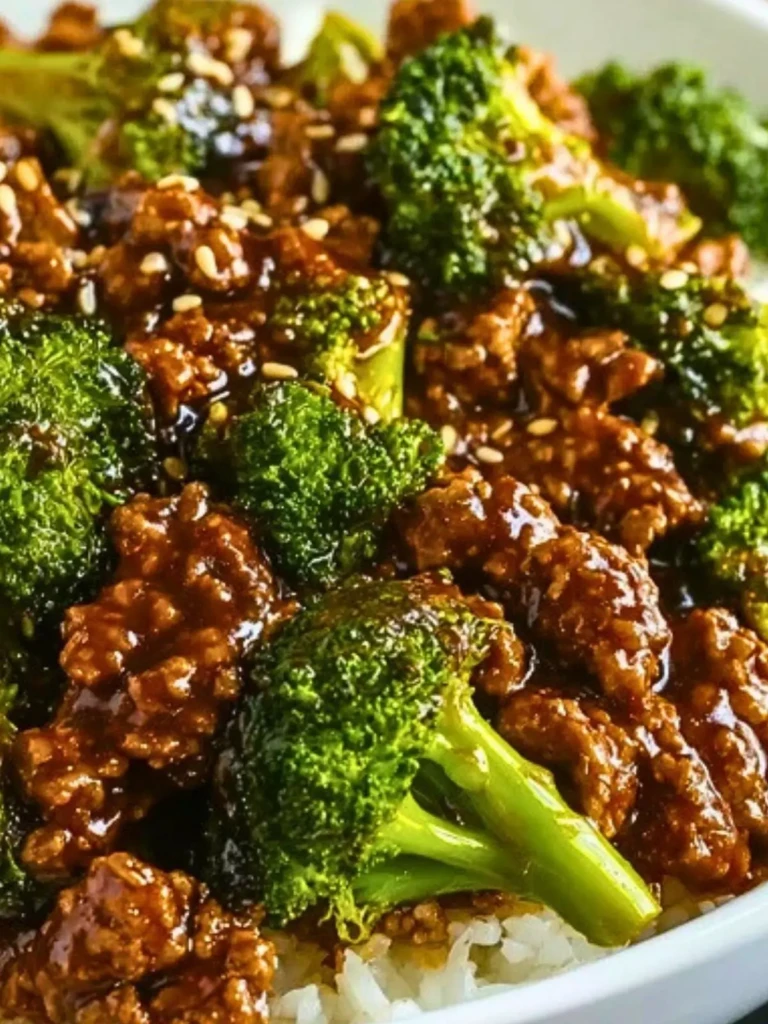 Quick & Easy Honey Garlic Ground Beef and Broccoli Stir-Fry 2