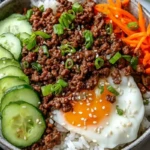 Quick & Easy Korean Ground Beef Bowl 1