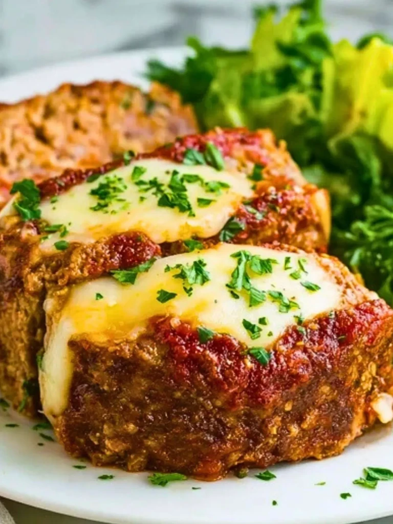 Savory Italian Meatloaf with Cheese 2