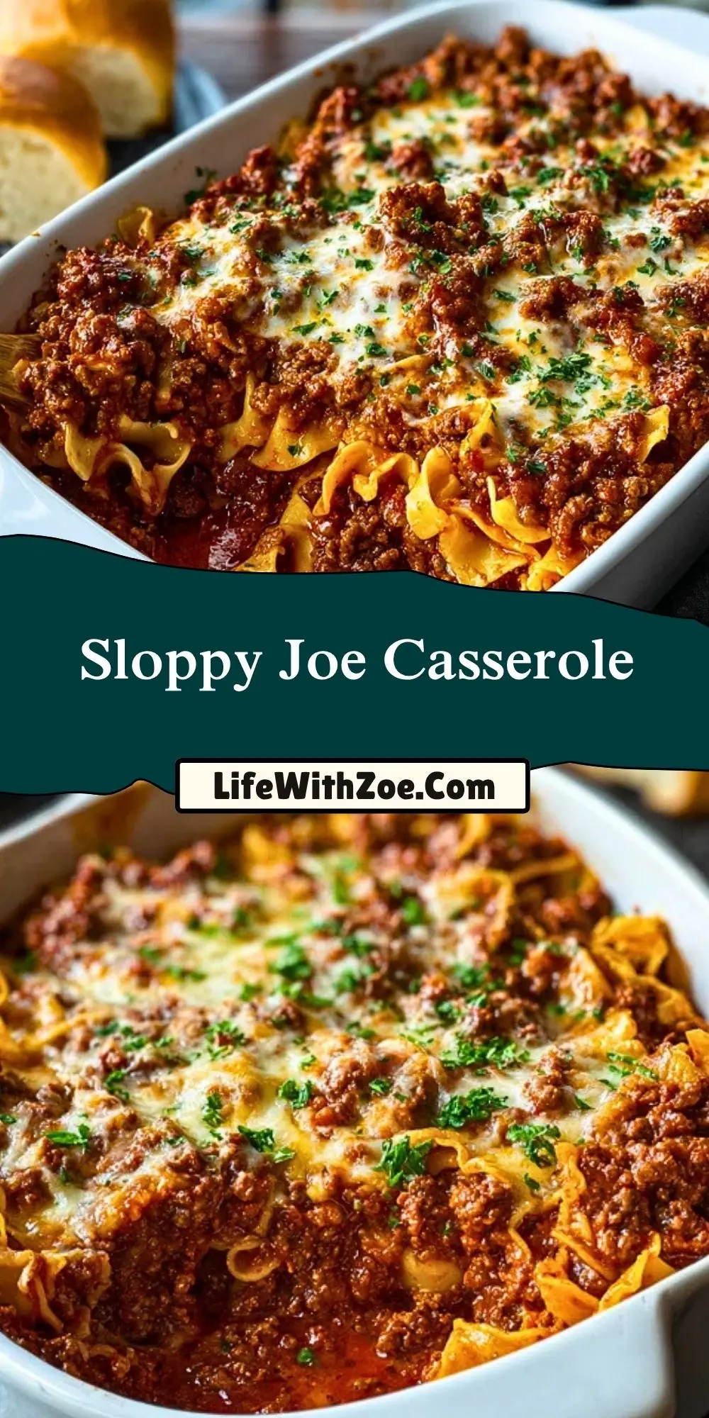 Sloppy Joe Casserole Pin 1