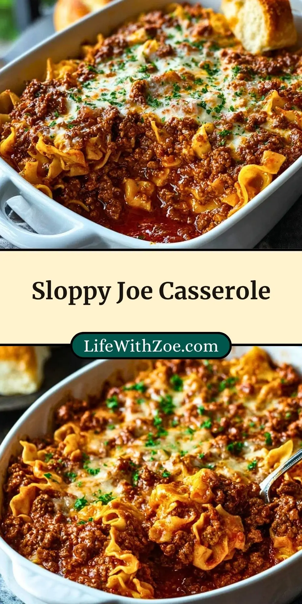 Sloppy Joe Casserole Pin 2