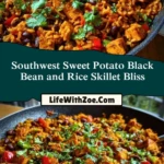 Southwest Sweet Potato Black Bean and Rice Skillet Bliss (2)