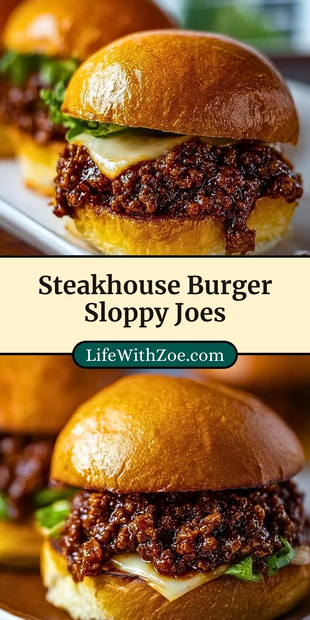 Steakhouse Burger Sloppy Joes (3)