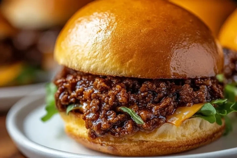 Steakhouse Burger Sloppy Joes