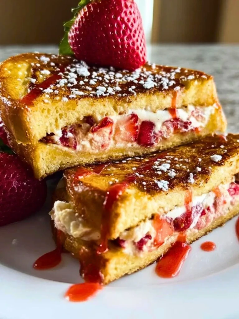 Strawberry Cheesecake Stuffed French Toast (1)