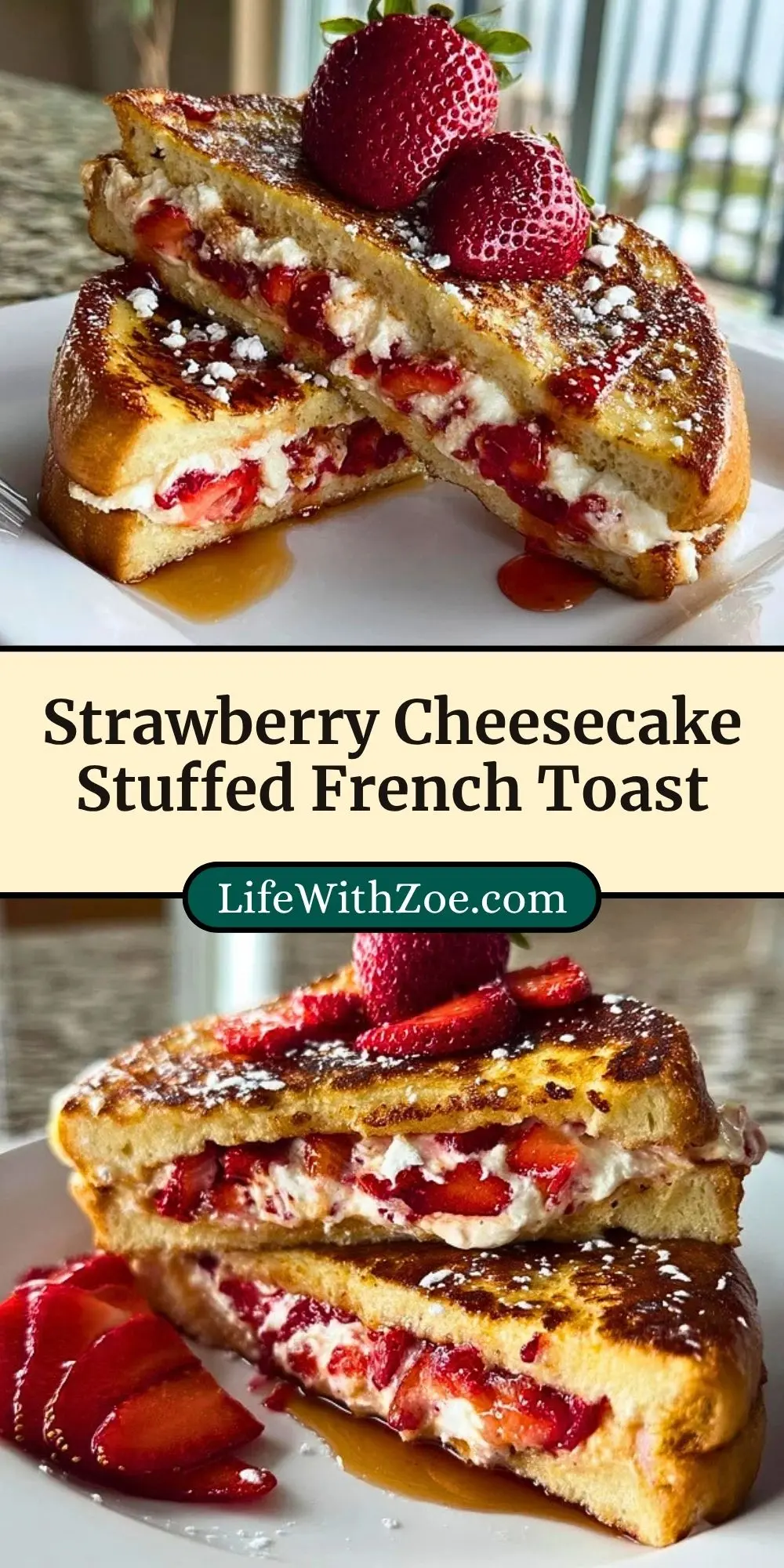 Strawberry Cheesecake Stuffed French Toast (3)