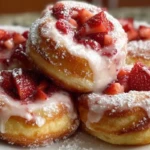 Strawberry Donut Rolls