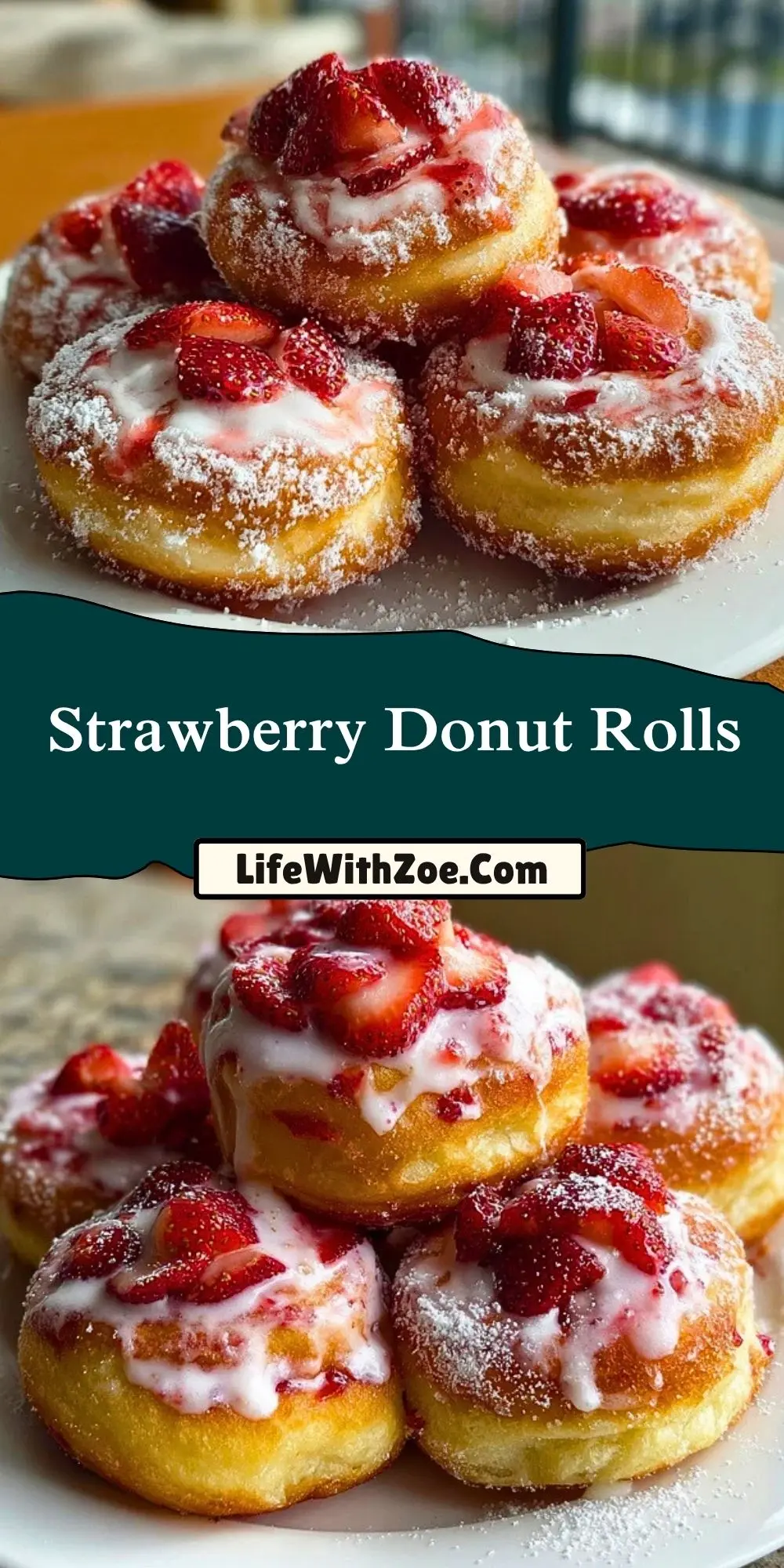 Strawberry Donut Rolls (2)