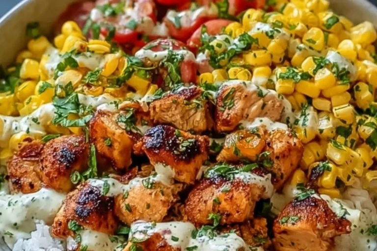 Street Corn Chicken Rice Bowl 1