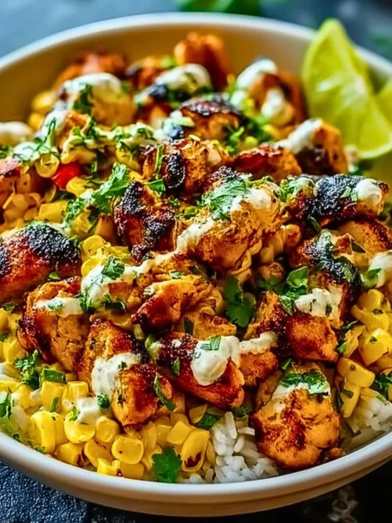Street Corn Chicken Rice Bowl 2