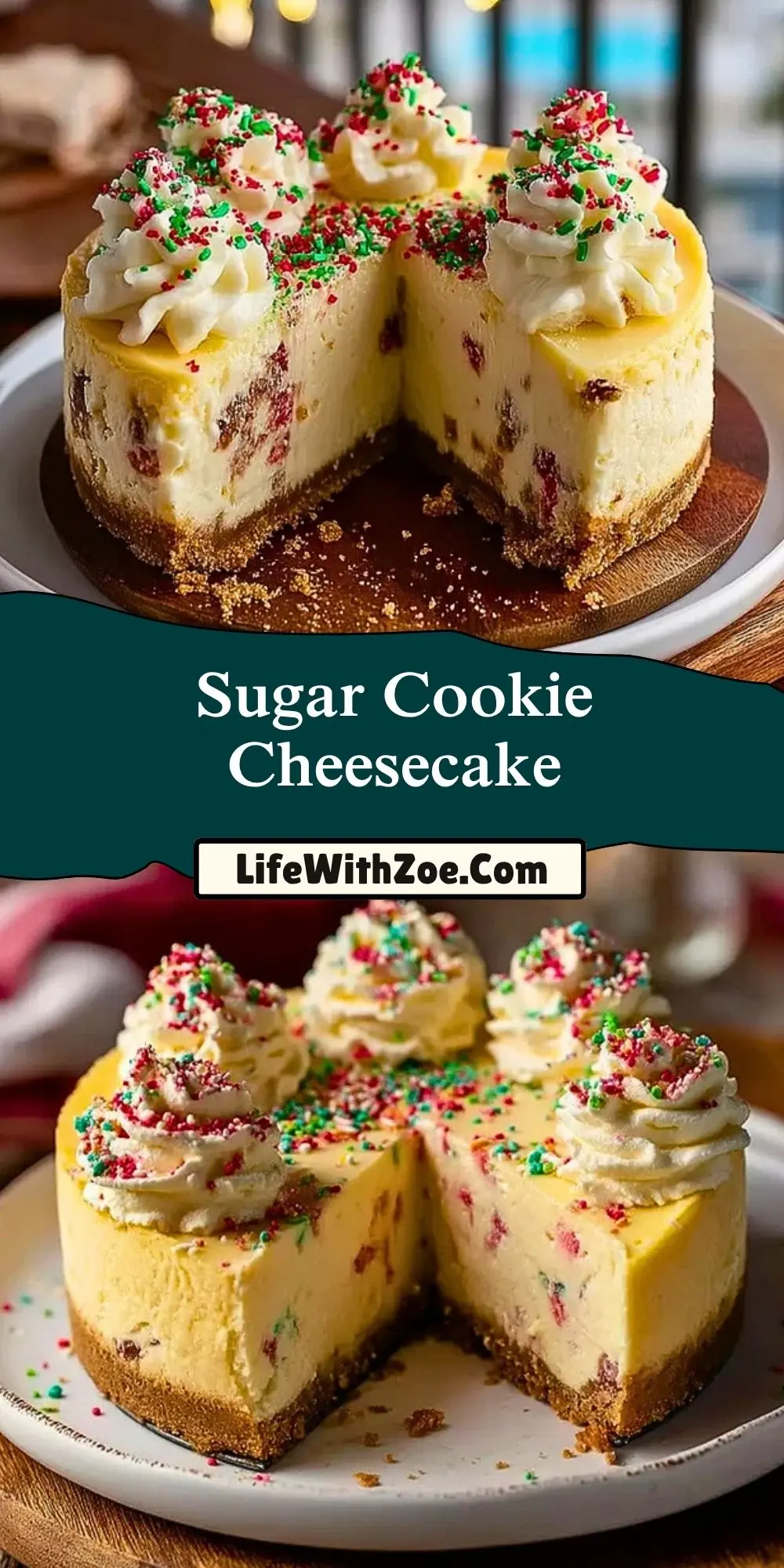 Sugar Cookie Cheesecake Pin 1