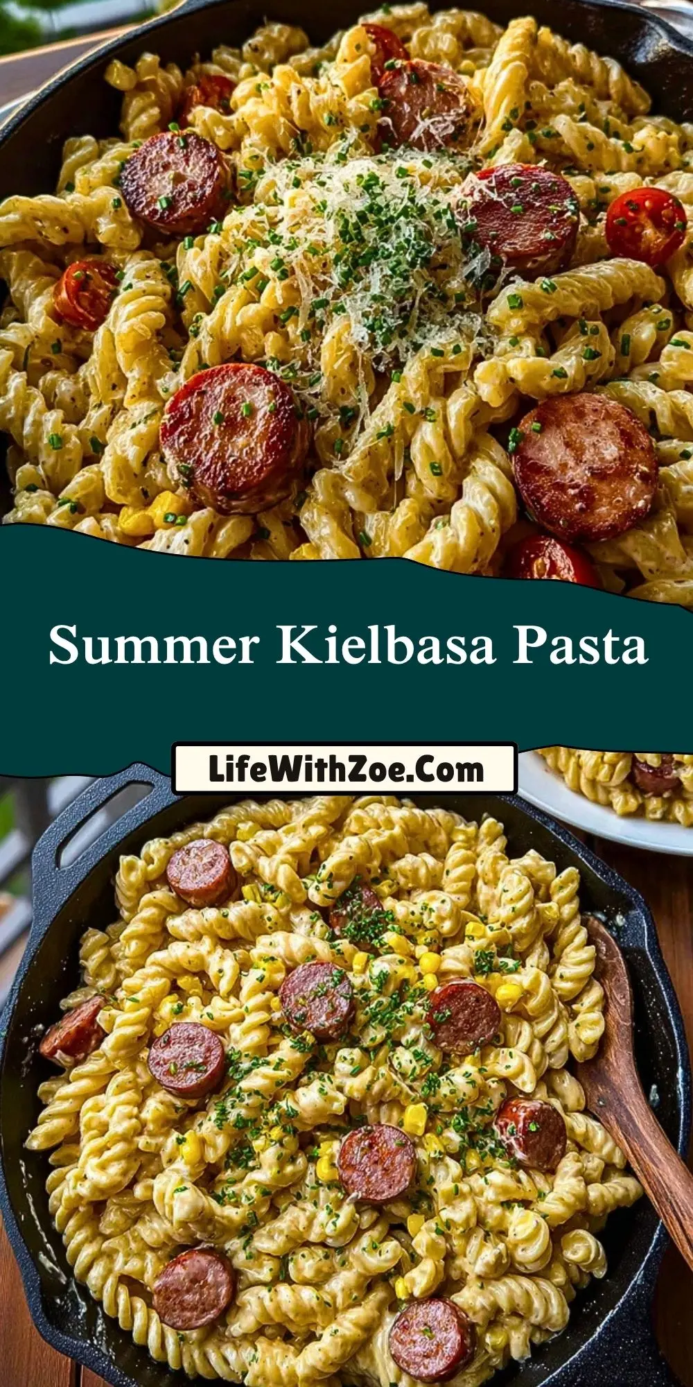 Summer Kielbasa Pasta (2)