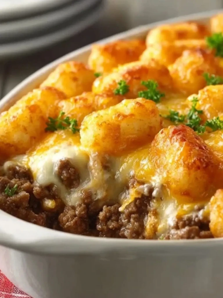 Tater Tot Casserole with Ground Beef (1)