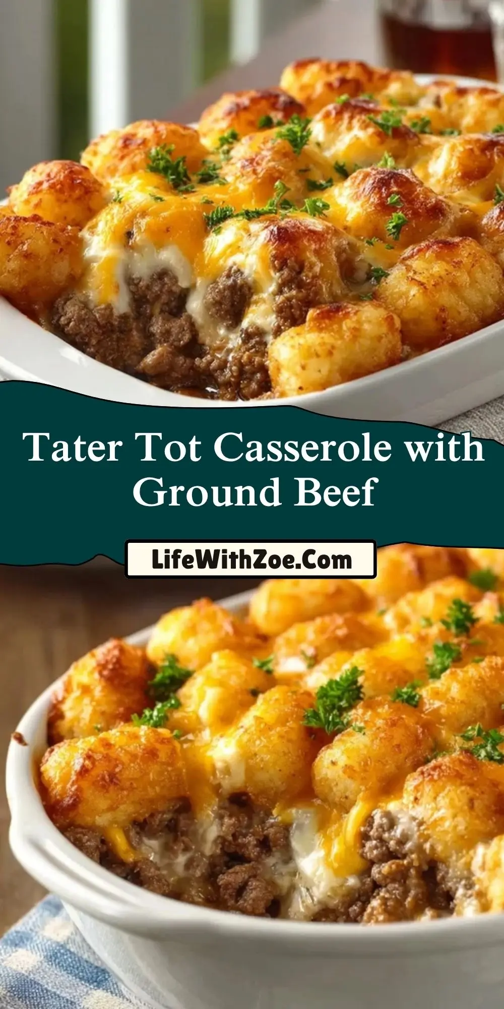 Tater Tot Casserole with Ground Beef (2)