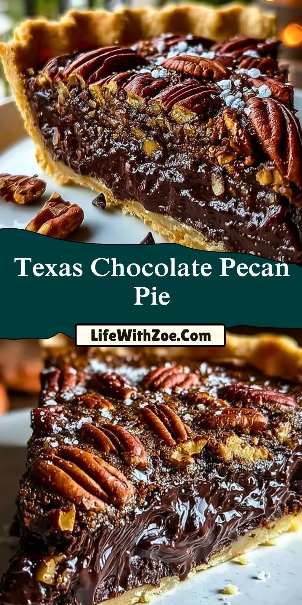 Texas Chocolate Pecan Pie Pin 1