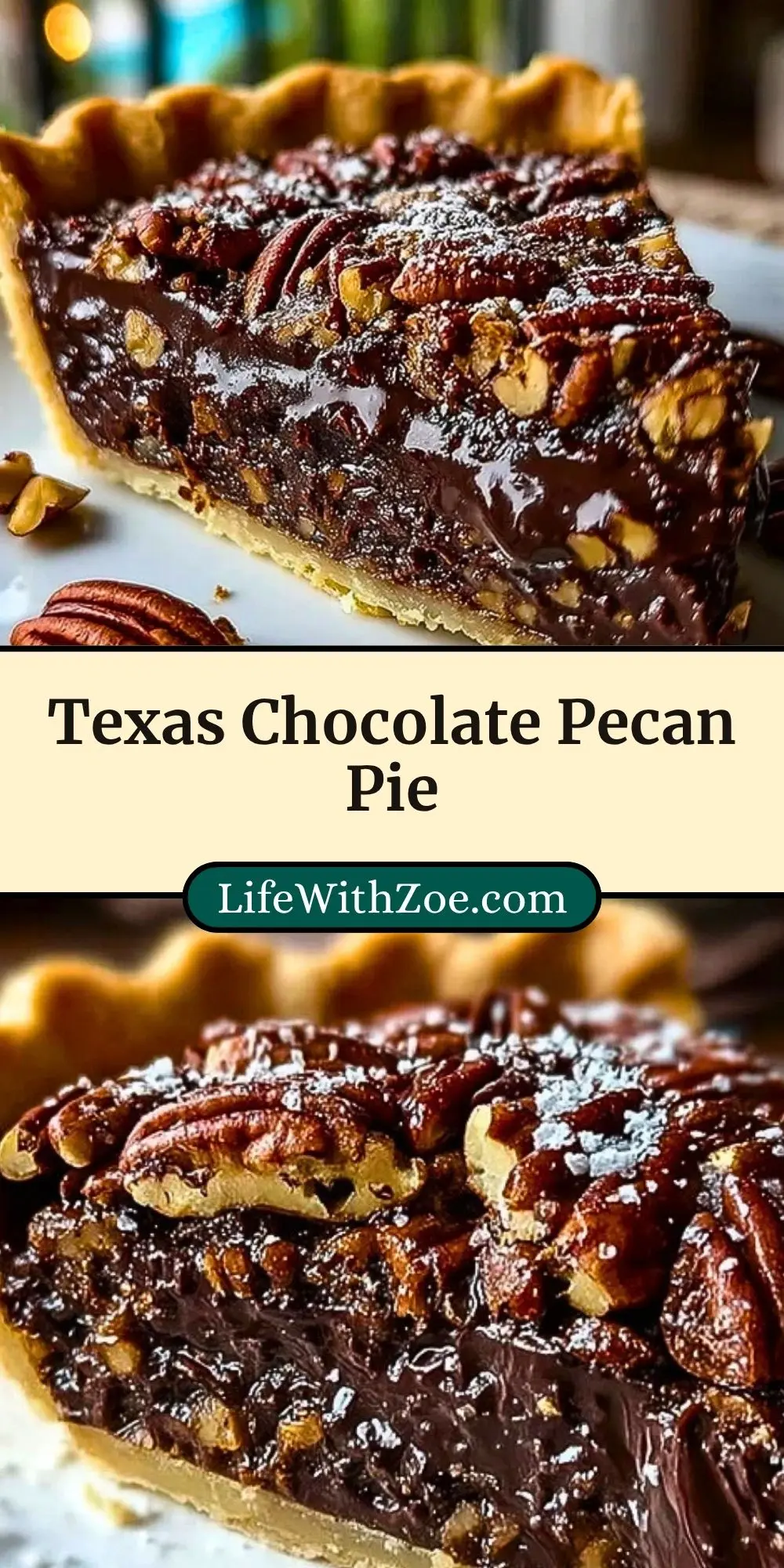 Texas Chocolate Pecan Pie Pin 2
