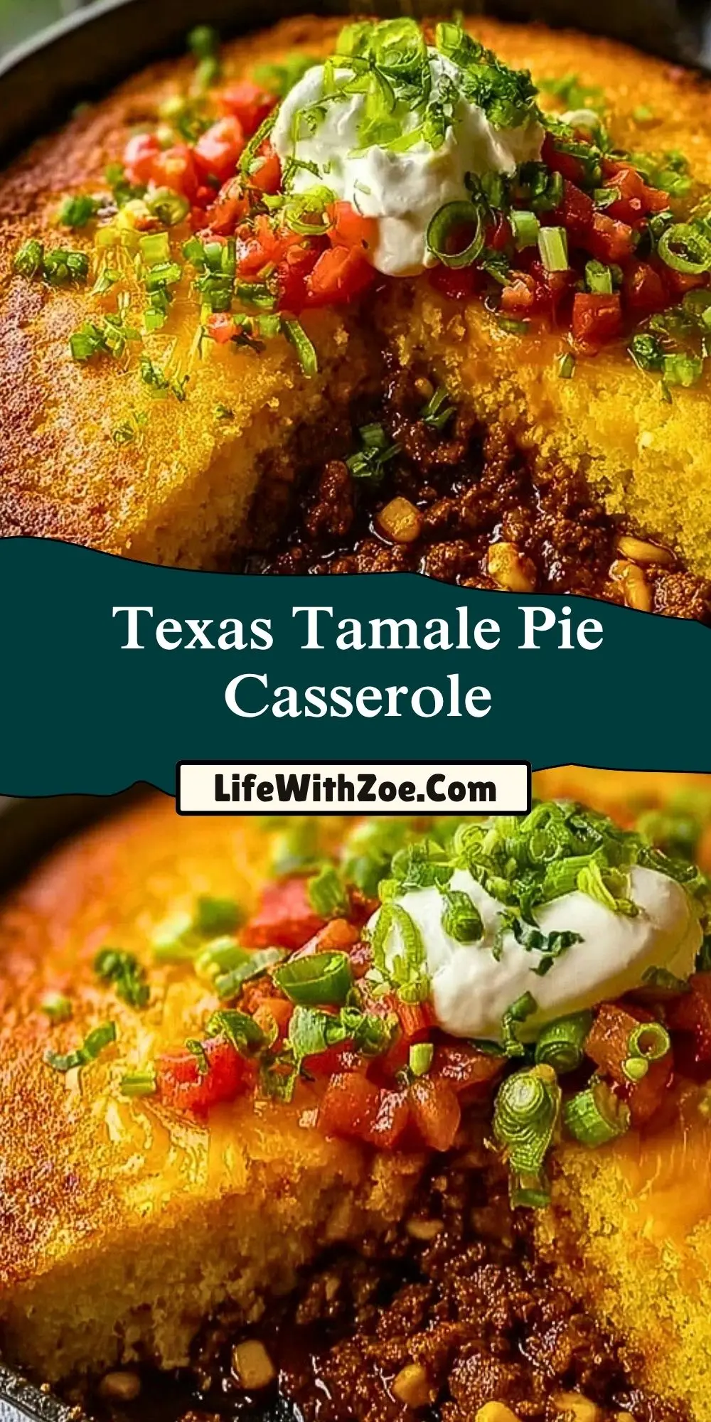 Texas Tamale Pie Casserole Pin 1