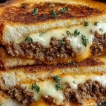 Ultimate Cheesy Ground Beef Melt